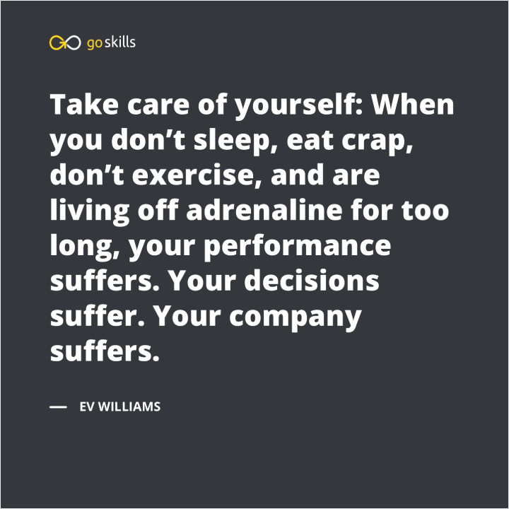 Take care of yourself