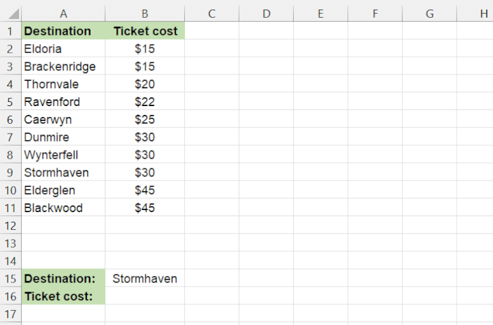 Excel nested INDEX/MATCH statement