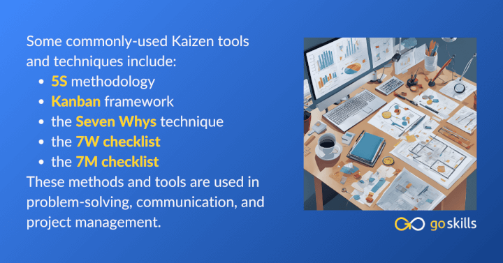 Commonly-used kaizen tools and techniques