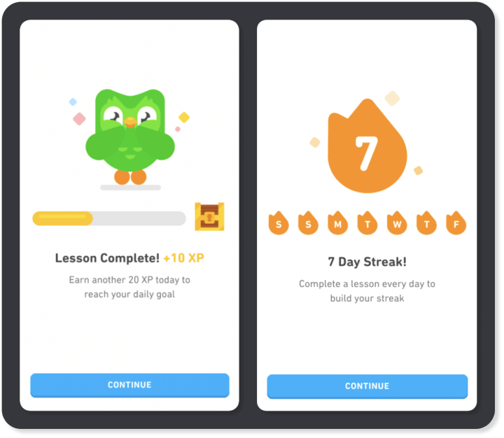 Duolingo gamification features