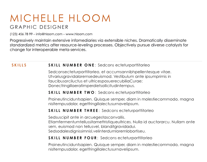 word resume templates (skilll-based resume template)