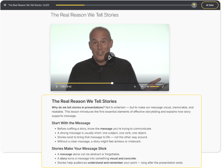 GoSkills text-based microlearning