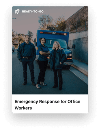 Emergency response for office workers template