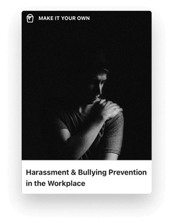 Harassment & bullying prevention in the workplace template